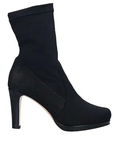 Black Tulle Ankle boot