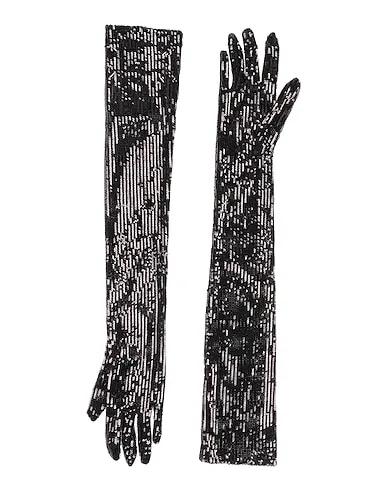 Black Tulle Gloves