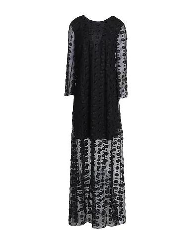 Black Tulle Long dress