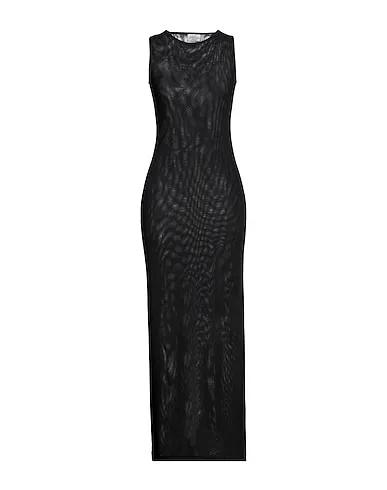 Black Tulle Long dress