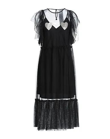 Black Tulle Midi dress