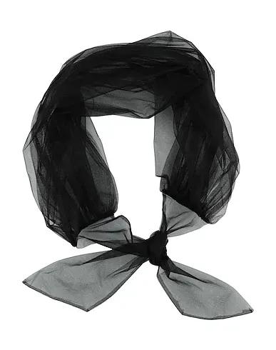 Black Tulle Scarves and foulards