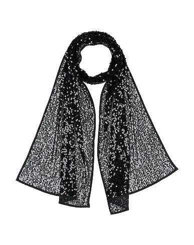 Black Tulle Scarves and foulards