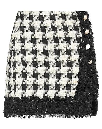 Black Tweed Mini skirt