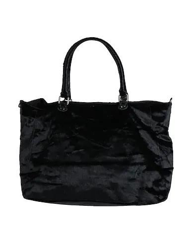 Black Velour Handbag