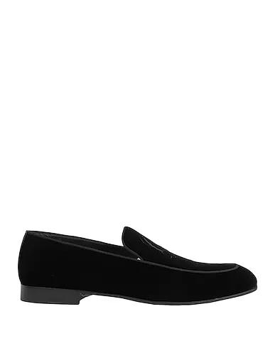 Black Velvet Loafers