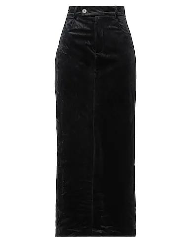 Black Velvet Maxi Skirts