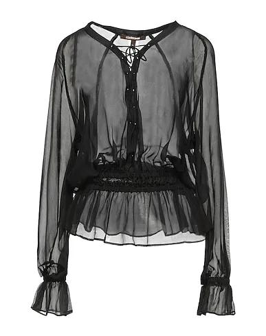 Black Voile Blouse