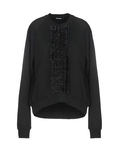 Black Voile Sweatshirt