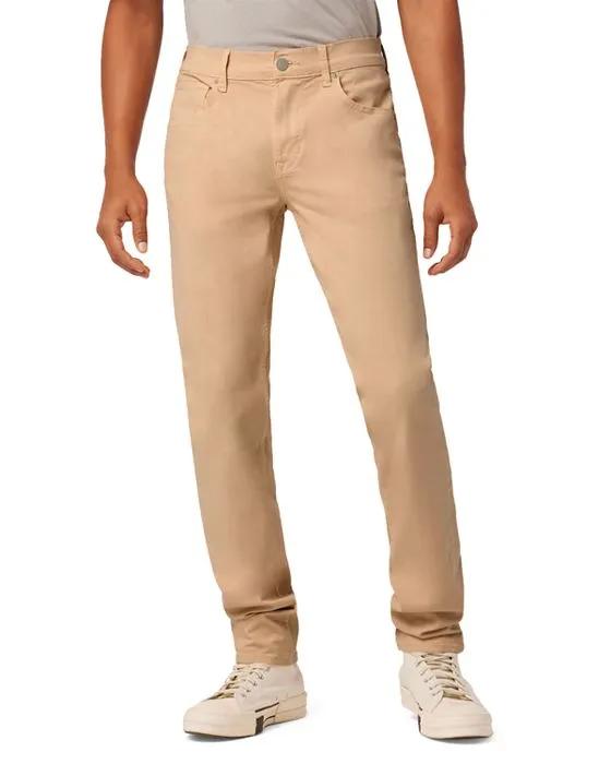 Blake Slim Straight Fit Jeans in Cream