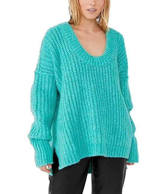 Blue Bell V-Neck Sweater