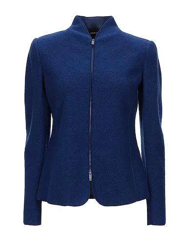 Blue Boiled wool Blazer