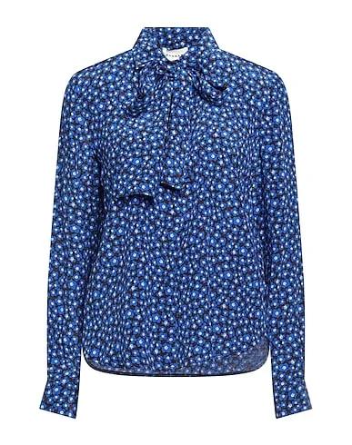 Blue Cady Floral shirts & blouses