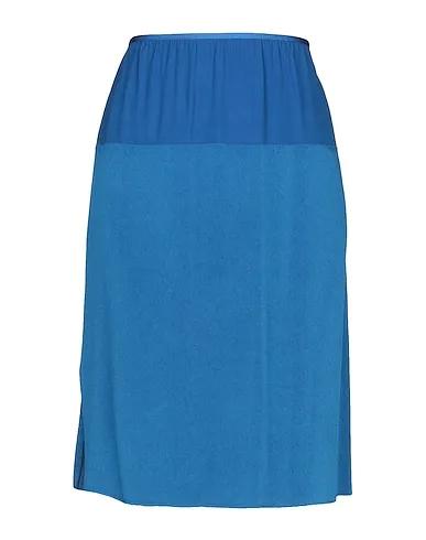 Blue Cady Midi skirt