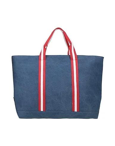 Blue Canvas Handbag