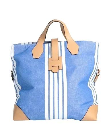 Blue Canvas Handbag