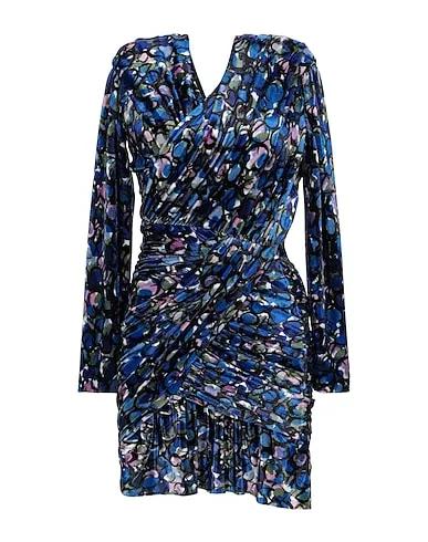 Blue Chenille Short dress