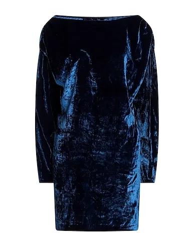 Blue Chenille Short dress