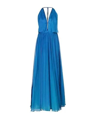 Blue Chiffon Long dress