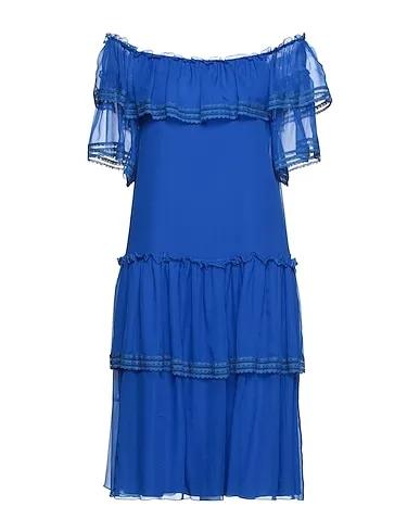 Blue Chiffon Short dress