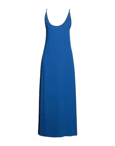 Blue Crêpe Long dress
