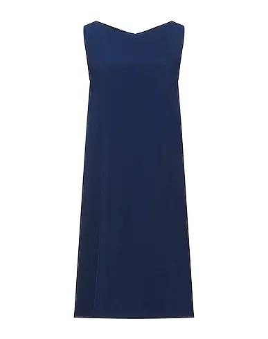 Blue Crêpe Midi dress