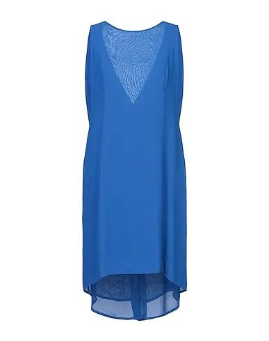 Blue Crêpe Short dress