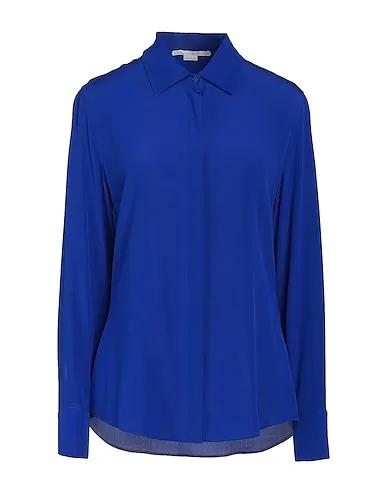 Blue Crêpe Silk shirts & blouses