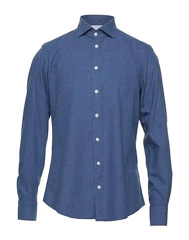 Blue Flannel Solid color shirt