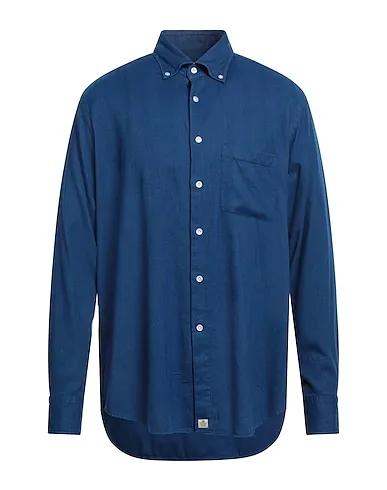 Blue Flannel Solid color shirt