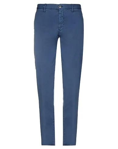 Blue Gabardine Casual pants
