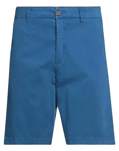 Blue Gabardine Shorts & Bermuda