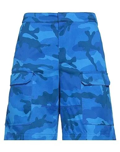 Blue Gabardine Shorts & Bermuda