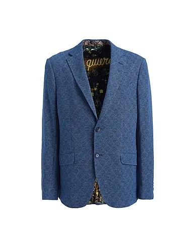 Blue Jacquard Blazer