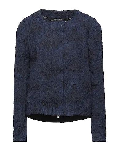 Blue Jacquard Jacket