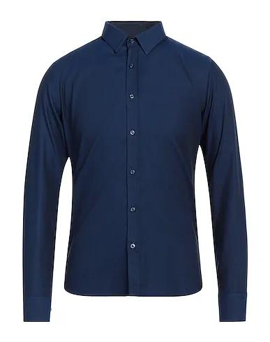 Blue Jacquard Patterned shirt