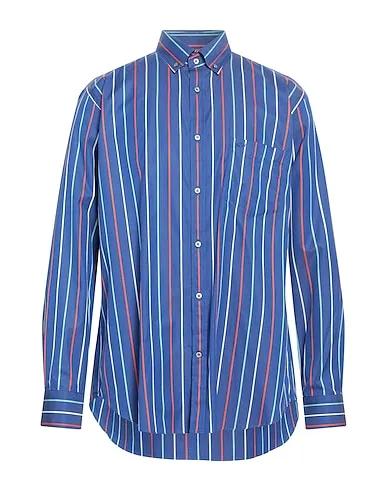 Blue Jacquard Striped shirt