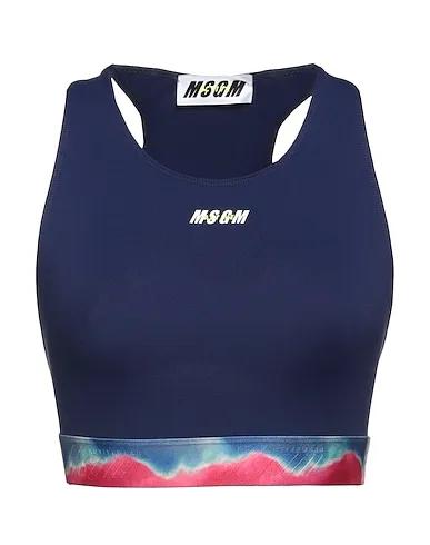 Blue Jersey Crop top