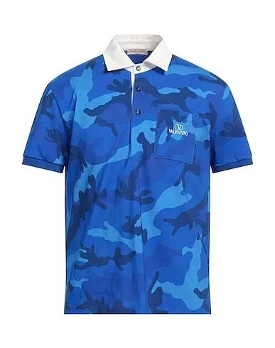 Blue Jersey Polo shirt
