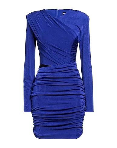 Blue Jersey Sheath dress