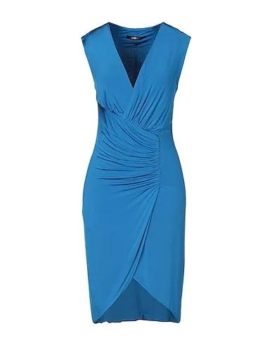 Blue Jersey Short dress