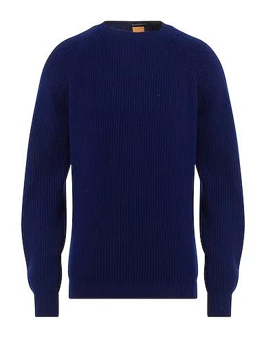 Blue Knitted Cashmere blend