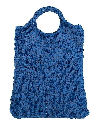 Blue Knitted Handbag