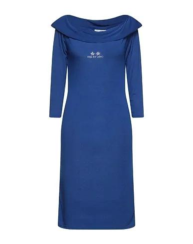 Blue Knitted Midi dress