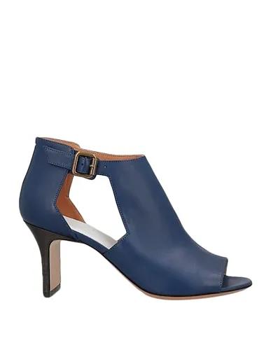 Blue Leather Sandals