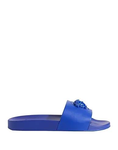 Blue Leather Sandals