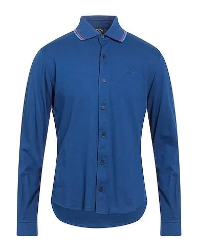 Blue Piqué Patterned shirt