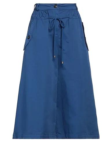 Blue Plain weave Cropped pants & culottes