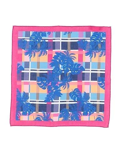 Blue Plain weave Scarves and foulards