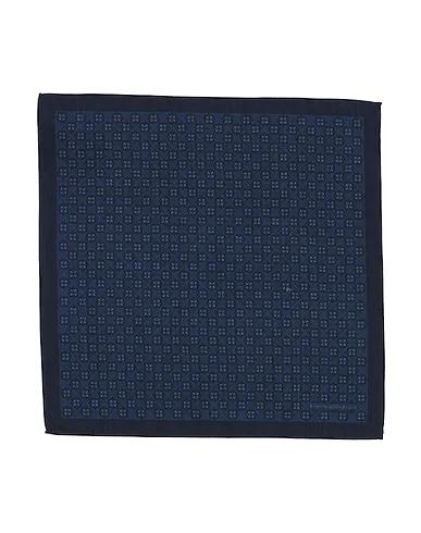 Blue Plain weave Scarves and foulards